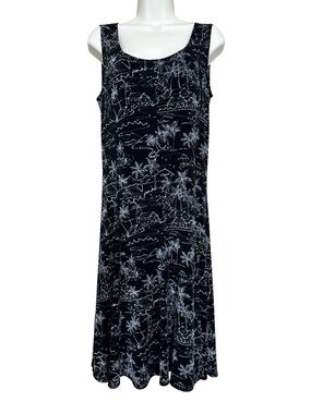 NWT CHICO'S Travelers Caribbean Dream VIVA Women's Sleeveless Dress Sz 1(8/10M)